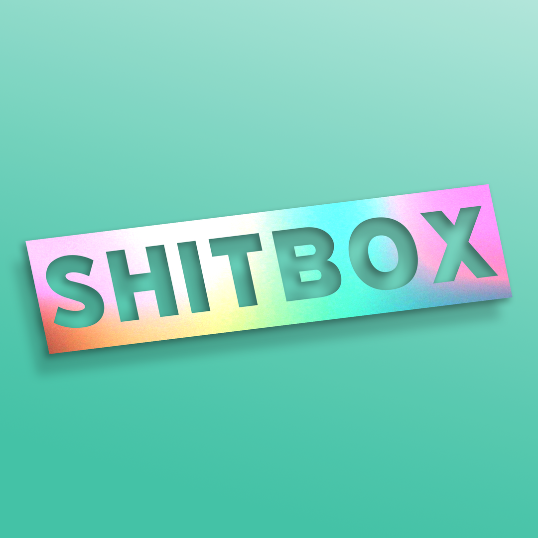Shitbox Diecut Sticker